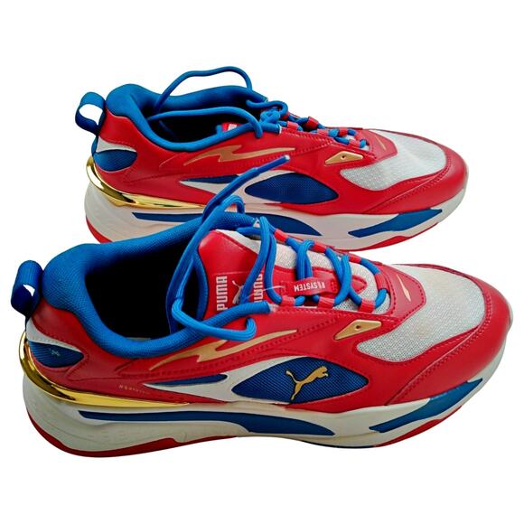 Puma RS-Fast RWB Running Shoe 388343-01, Red/White/Blue, US Men\'s 11 NWOT main image 4